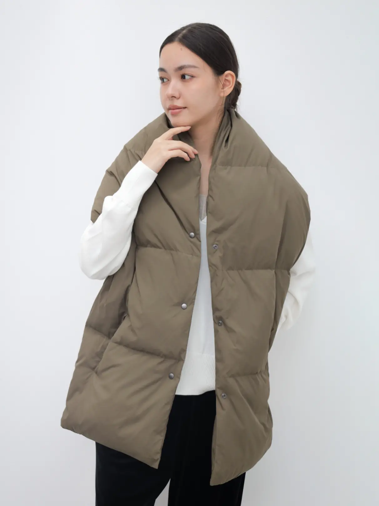 最終価格　新品　YORT ノースリーブ　パーカー　日本製　ヤマダヤ YORTの商品一覧｜ファッション通販のYAMADAYA STORE
