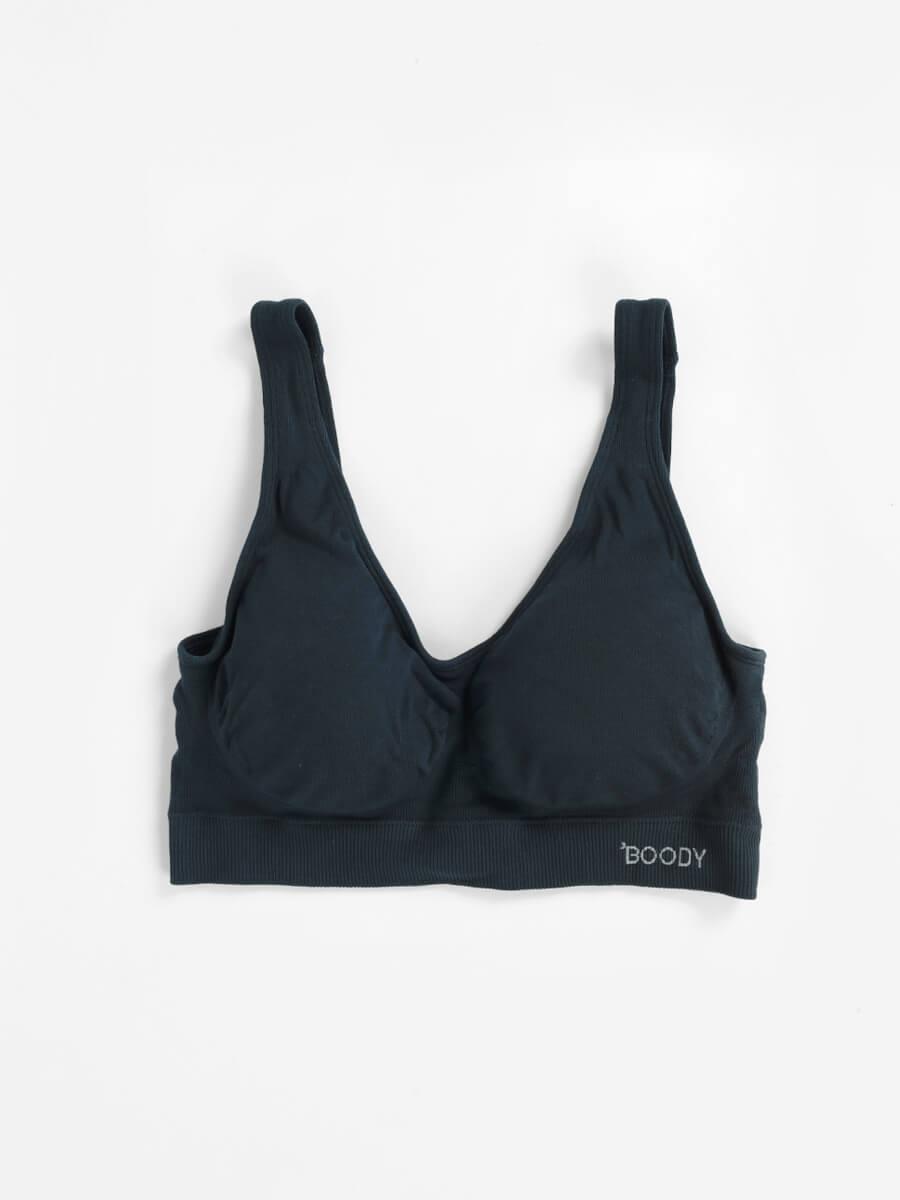 【サステナブル・通気性】シェイパーパッドブラ(black/darknavy)