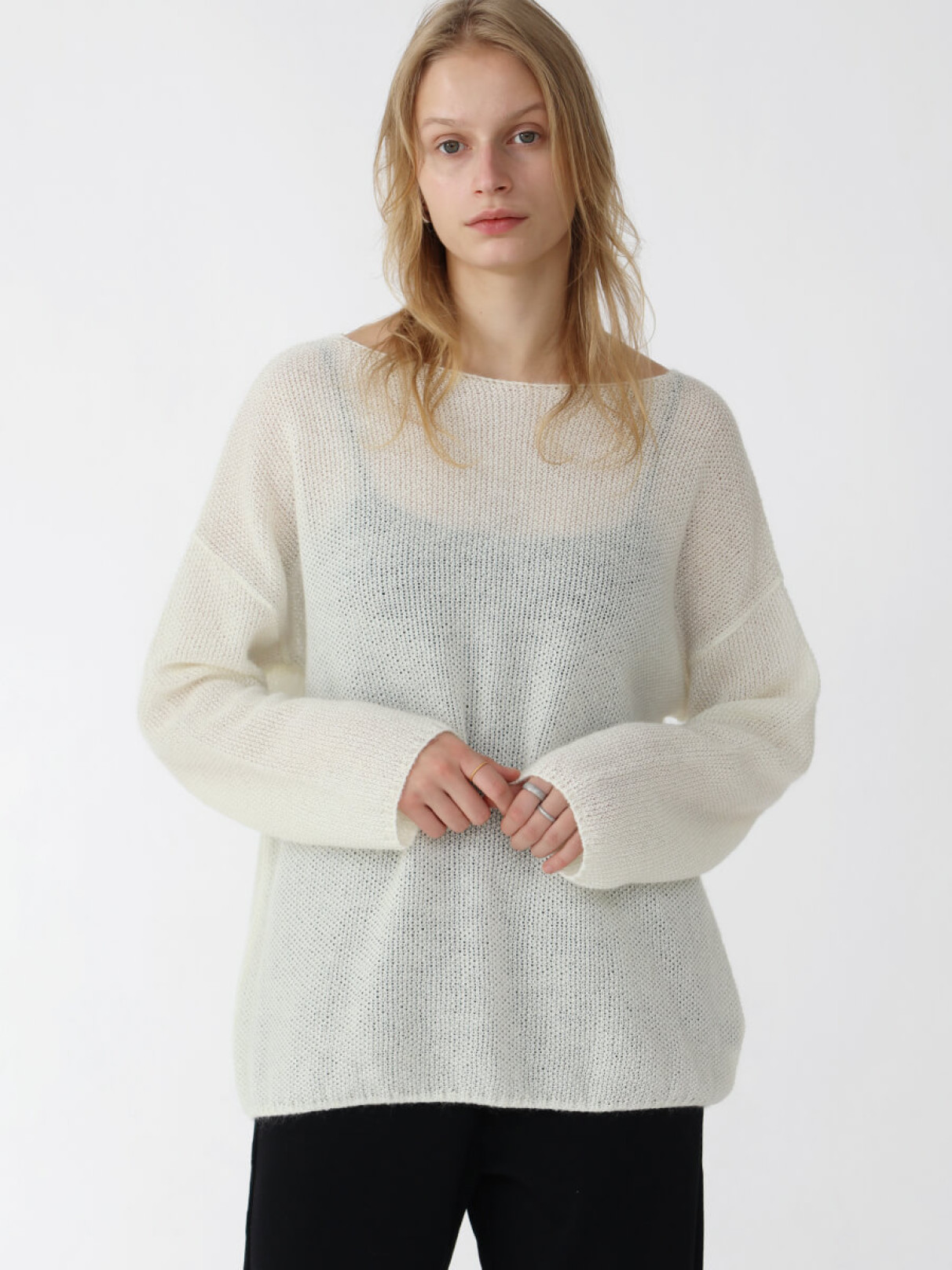 モヘア混ニットプルオーバー - Aga - Aga｜YAMADAYA STORE