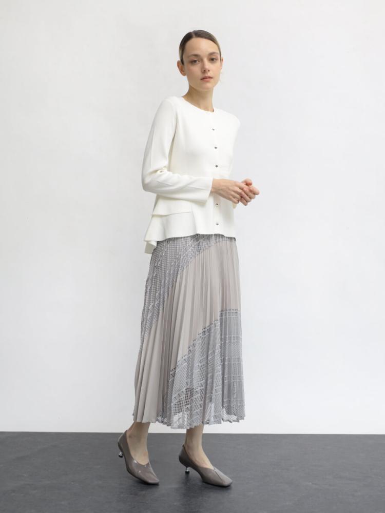 【新品】YAMADAYA Aga バルキーリブニットカーディガン Aga バルキーリブニットカーディガン ヤマダヤ
