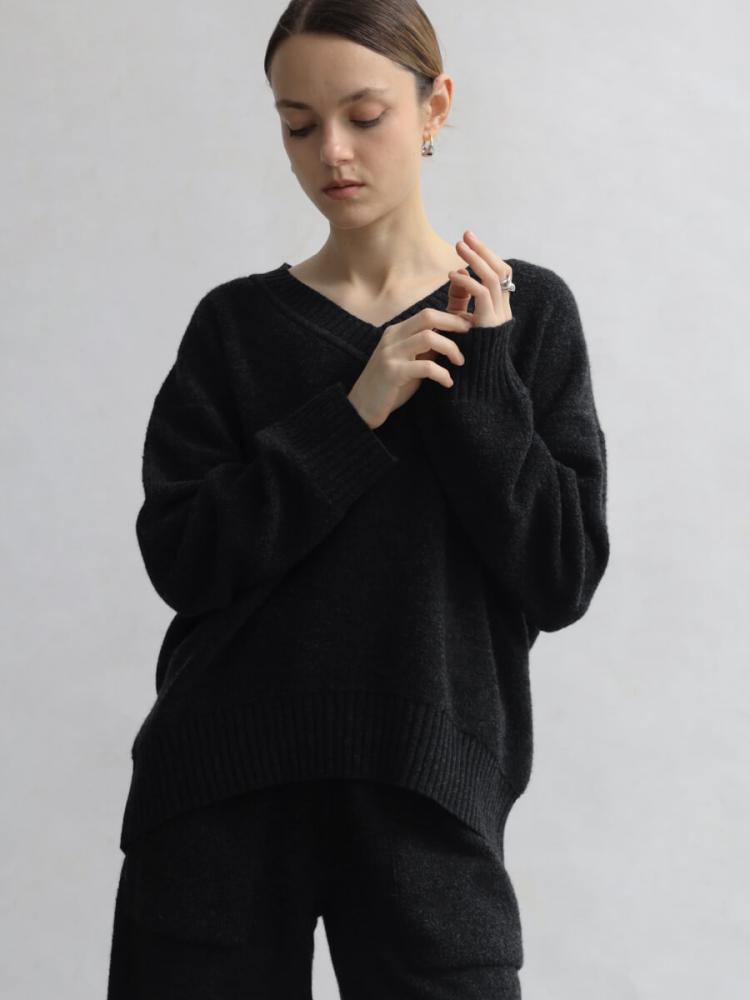 新潟】パイル地リバーシブルニットVネックPO - Aga - Aga｜YAMADAYA STORE