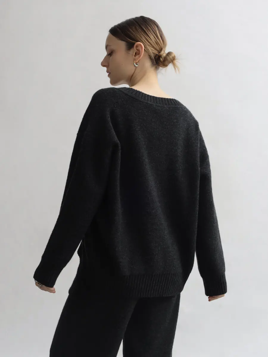 新潟】パイル地リバーシブルニットVネックPO - Aga - Aga｜YAMADAYA STORE