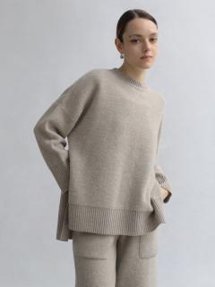 杢ベージュ　170cm