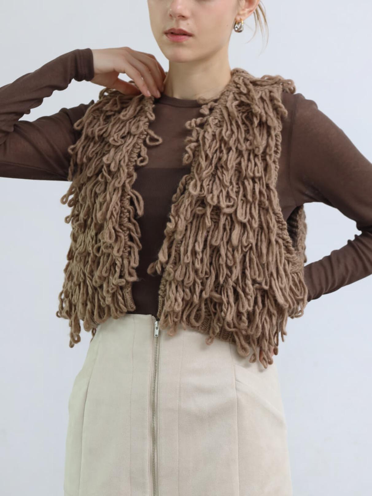 Aga /アーガ★新品スコットクラブ系ロングキルティングベスト アーガ Aga ロングキルティングベスト （ブラック