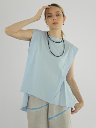 ヤマダヤaga Noritake ノースリーブカットソー　コットンシャツ LASUD｜NORITAKE Cotton plating ノースリーブカットソー