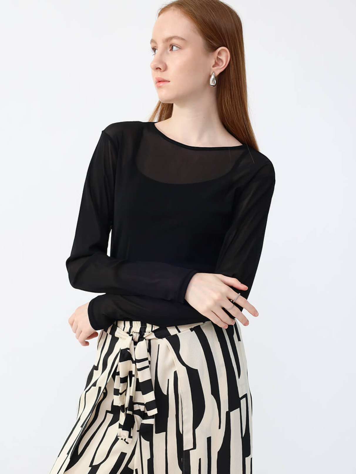 シアーソフトチュールトップス - Aga - Aga｜YAMADAYA STORE