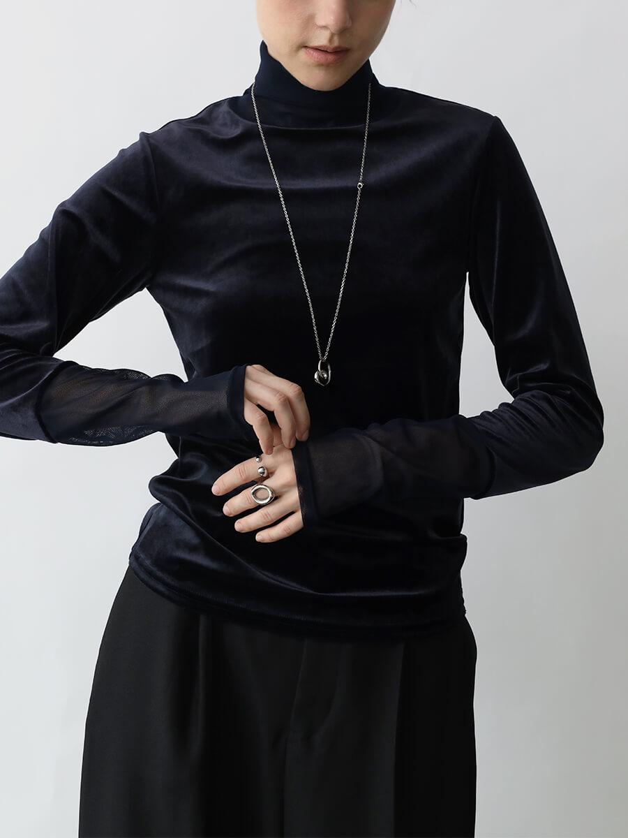 チュール切替タートルベロアトップス YAMADAYA STORE チュール切替タートルベロアトップス YAMADAYA STORE