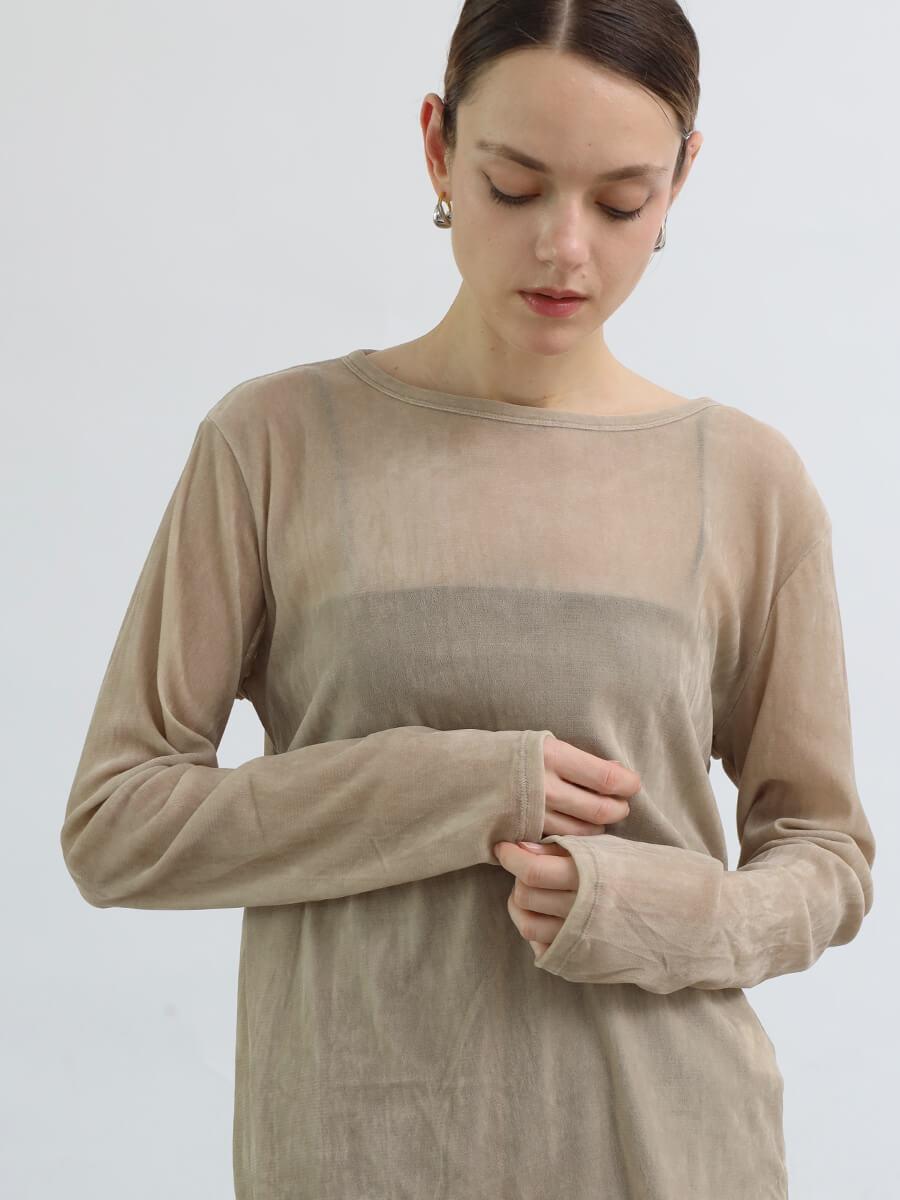 フロッキーチュールシアーニット YAMADAYA STORE フロッキーチュールシアーニット YAMADAYA STORE