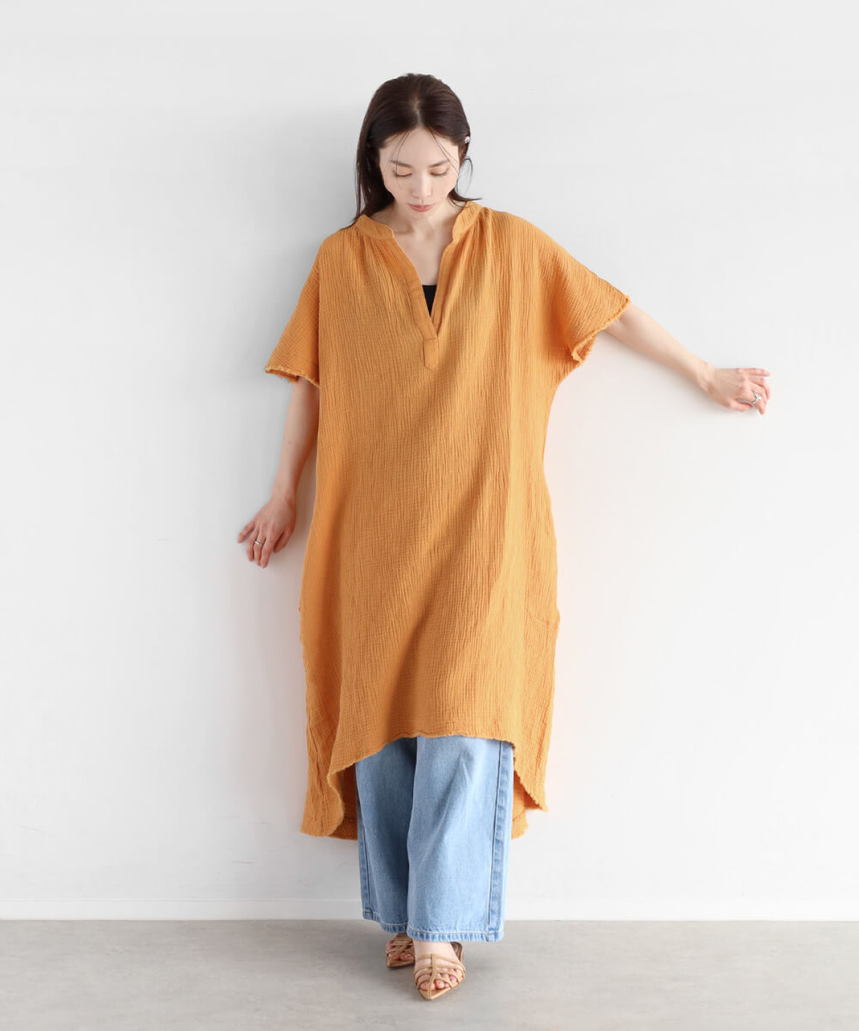 サッカー生地ワンピース Aga Yamadaya Onlinestore