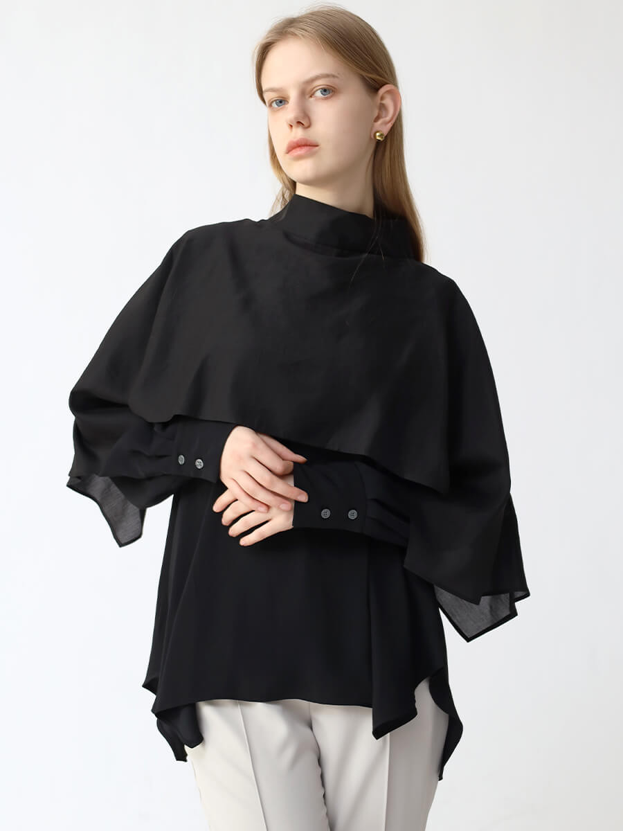 3WAYケープブラウス - Aga - Aga｜YAMADAYA STORE