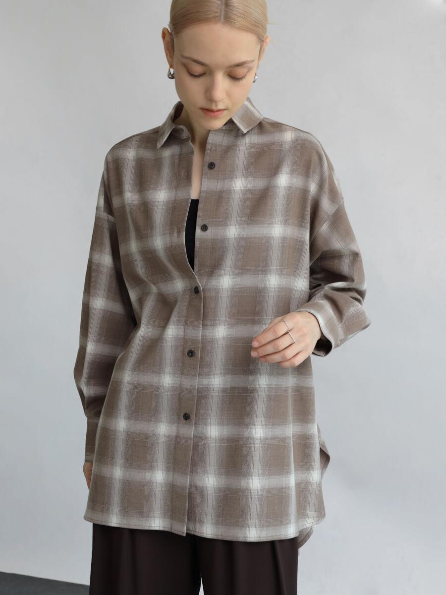 ウール混フランネルチェックシャツ - Aga - Aga｜YAMADAYA STORE