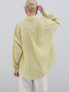 バイカラーストライプシャツ - Aga - Aga｜YAMADAYA STORE