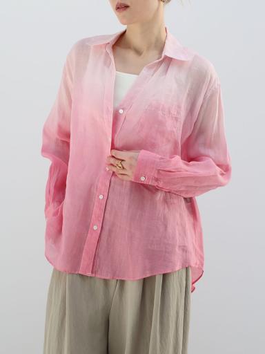 新品 ヤマダヤ スコットクラブ購入Aga七分袖シアーブラウス ライトグレー ヤマダヤ Aga シャツ ⭐️Aga アイボリー バルーンスリーブ シャツ　ヤマダヤ