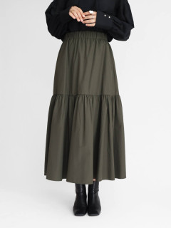 コットンナイロンティアードスカート - Aga - Aga｜YAMADAYA STORE 