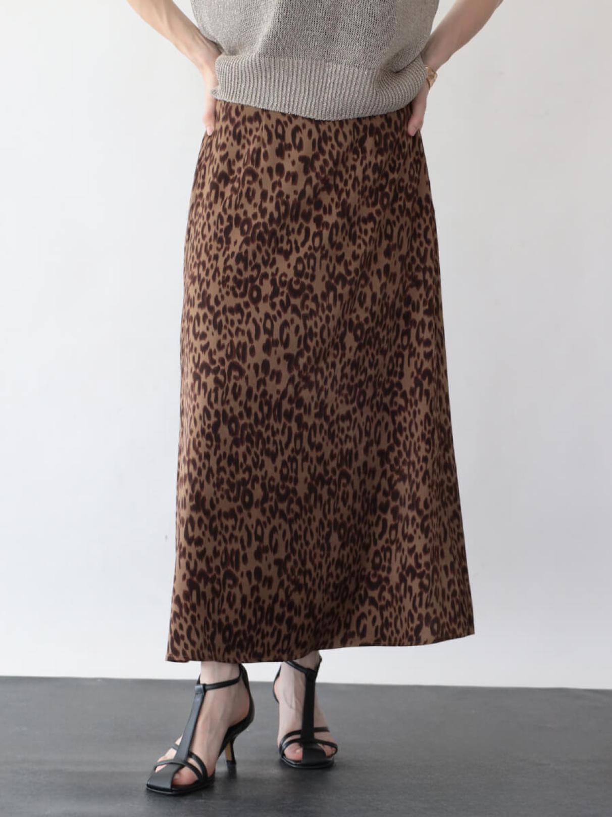 M♦︎ヤマダヤ　Aga レオパード　柄　スカート♦︎2025 新品未使用に近い レオパードロングスカート - Aga - Aga｜YAMADAYA STORE