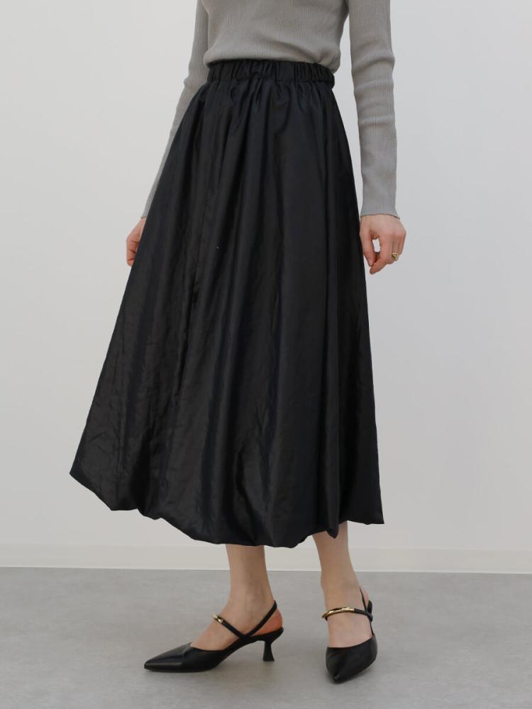 サテンギャザーバルーンスカート - Aga - Aga｜YAMADAYA STORE