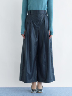 レザーライクフレアワイドパンツ - Aga - Aga｜YAMADAYA STORE