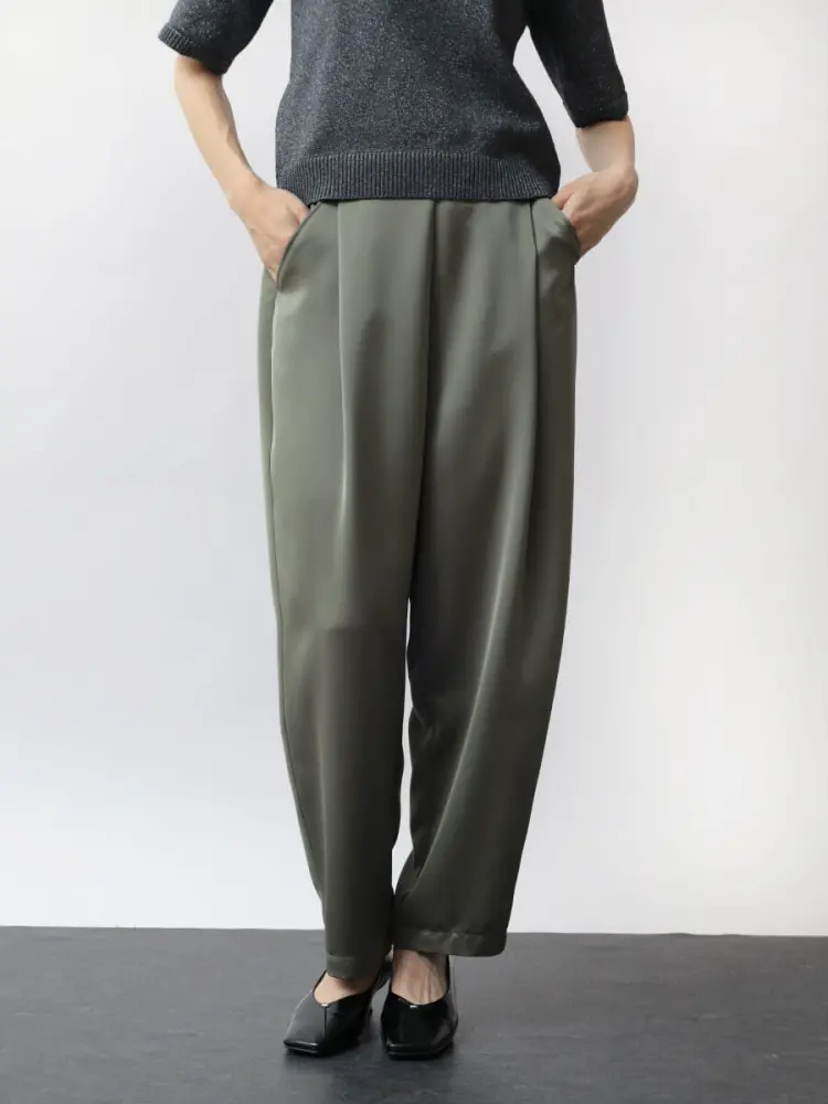YAMADAYA Aga ロングパンツ　（新品未使用） 麻調ワイドパンツ - Aga - Aga｜YAMADAYA STORE