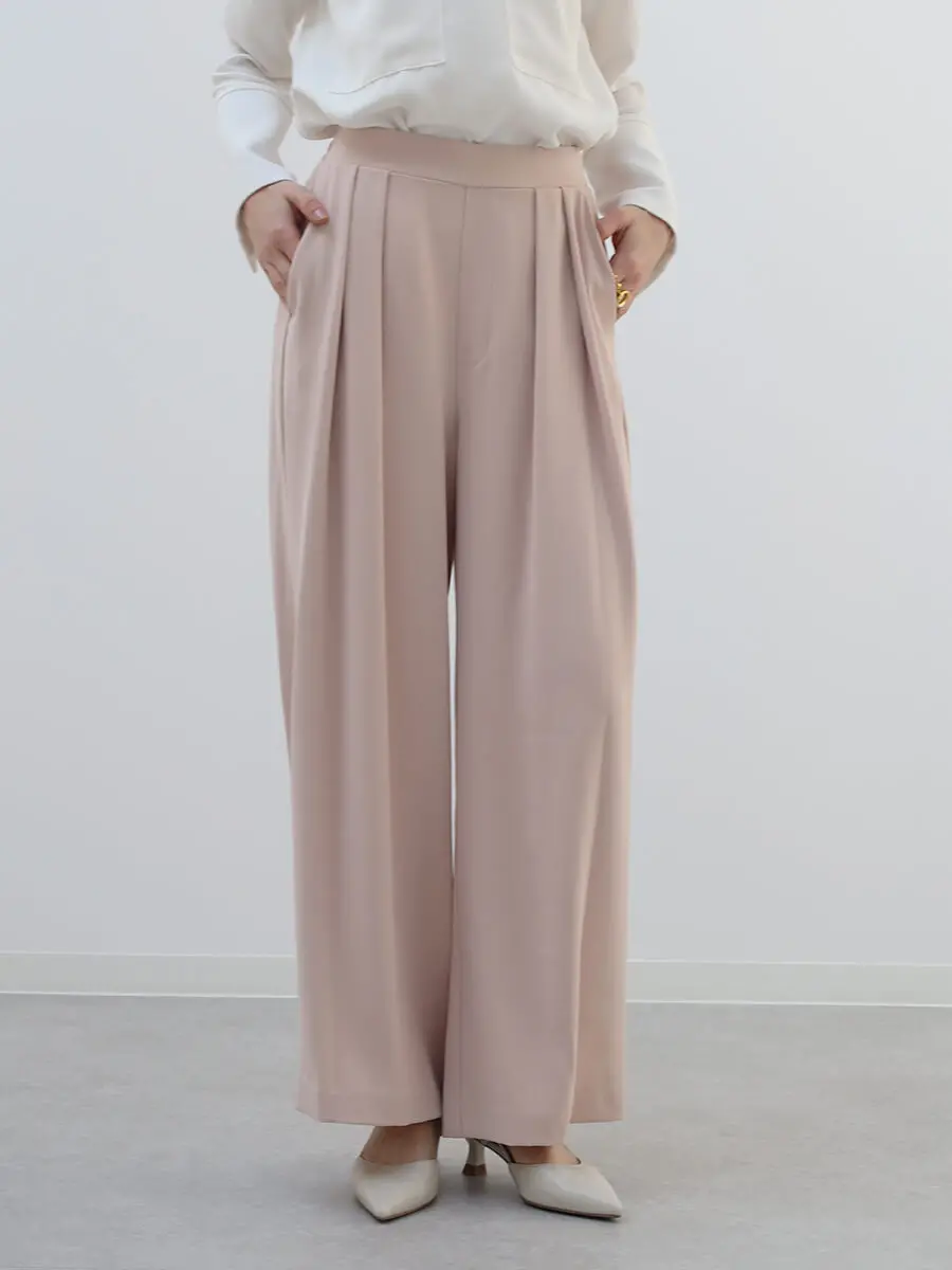 タックワイドイージーパンツ - Aga - Aga｜YAMADAYA STORE