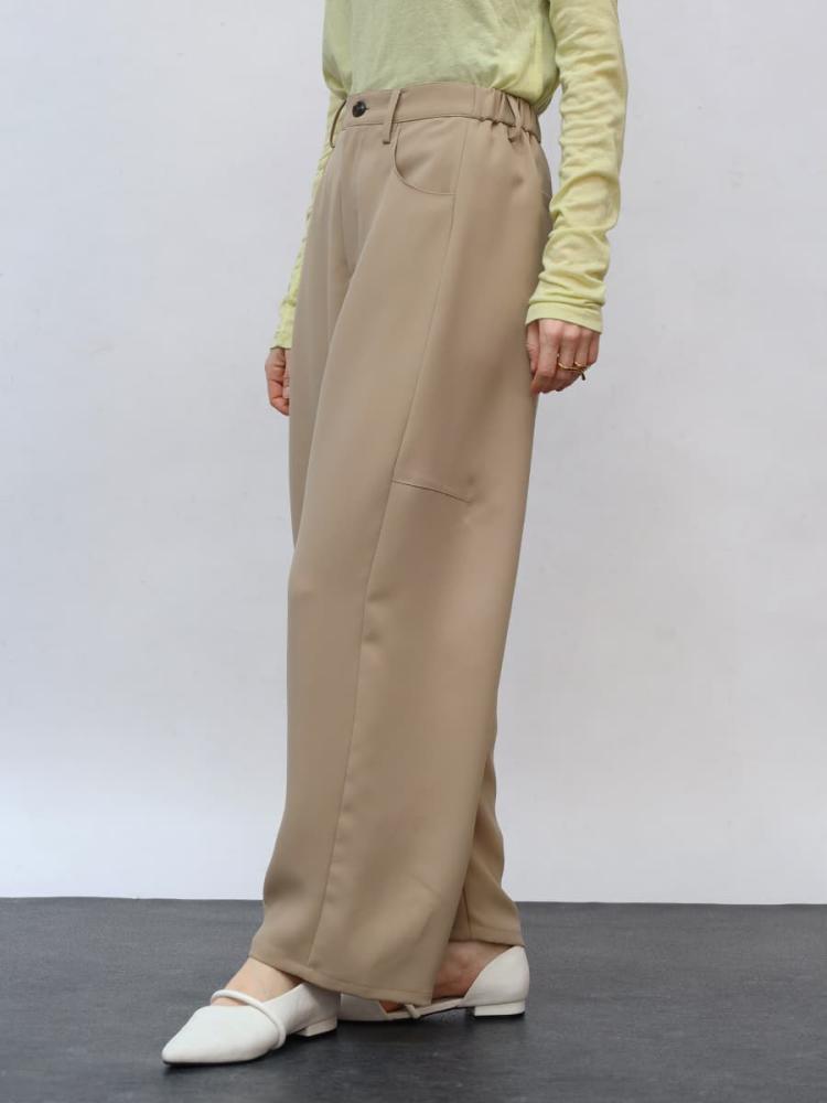 カーブラインワイドパンツ - Aga - Aga｜YAMADAYA STORE