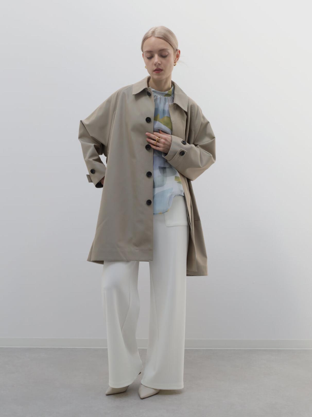 カットジョーゼットフロントポケットパンツ - Aga - Aga｜YAMADAYA STORE