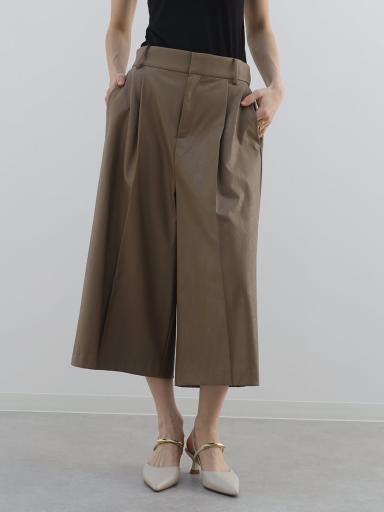 レザーライクタックキュロットパンツ - Aga - Aga｜YAMADAYA STORE