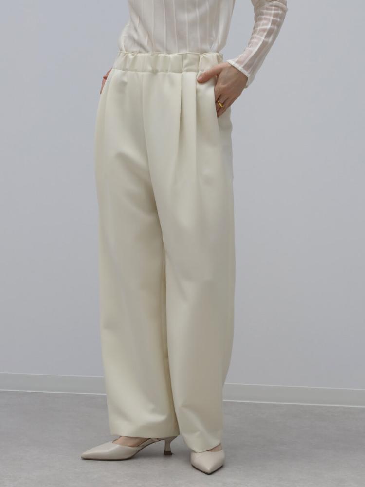 もも　ヘルシーライン 専用ポアシーツ ダブル ダブルタックドレープイージーパンツ - Aga - Aga｜YAMADAYA STORE