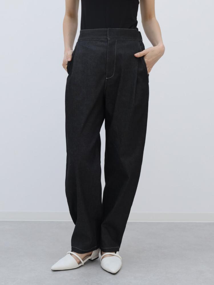 フロントタックデニムカーブパンツ - Aga - Aga｜YAMADAYA STORE