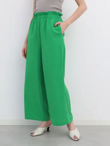 ドライタッチイージーワイドパンツ - Aga - Aga｜YAMADAYA STORE