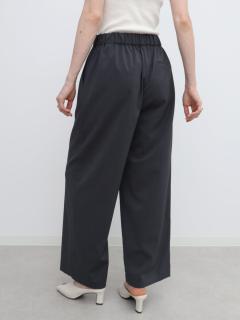 梳毛調ツイルワイドパンツ - Aga - Aga｜YAMADAYA STORE