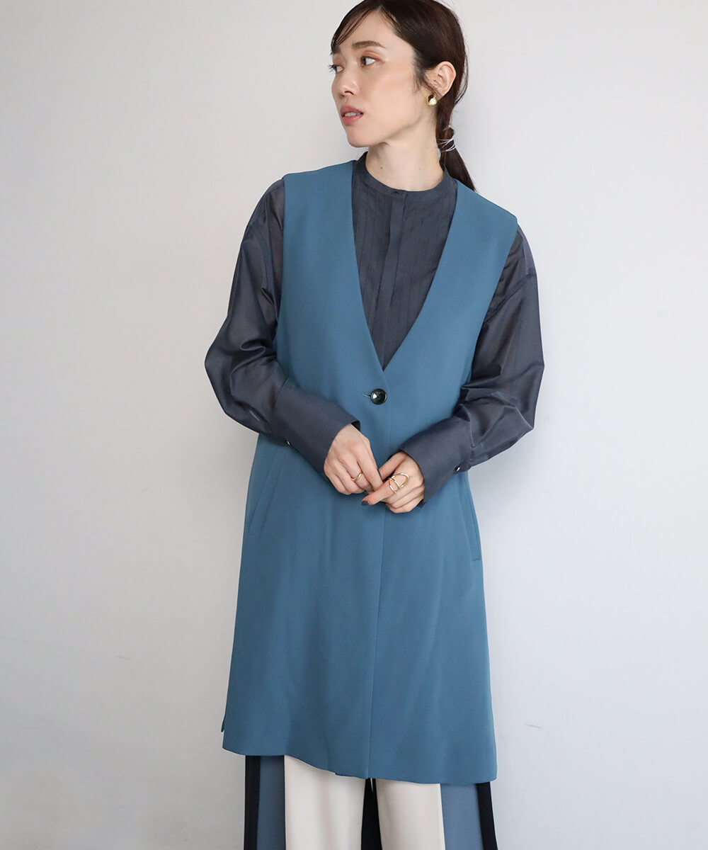 サイドスリットジレ YAMADAYA STORE サイドスリットジレ YAMADAYA STORE