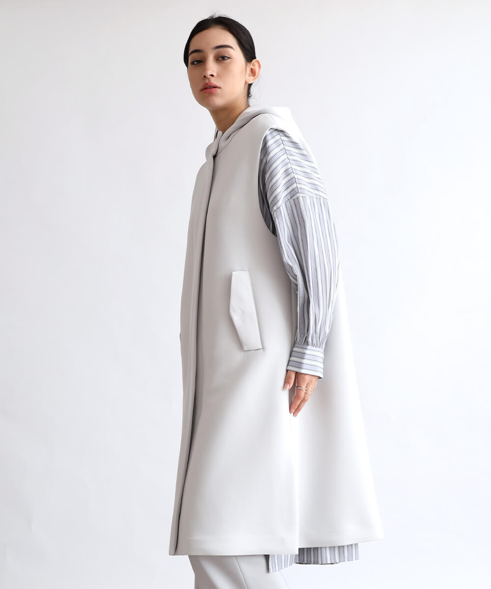 ダンボールニットフードジレ YAMADAYA STORE