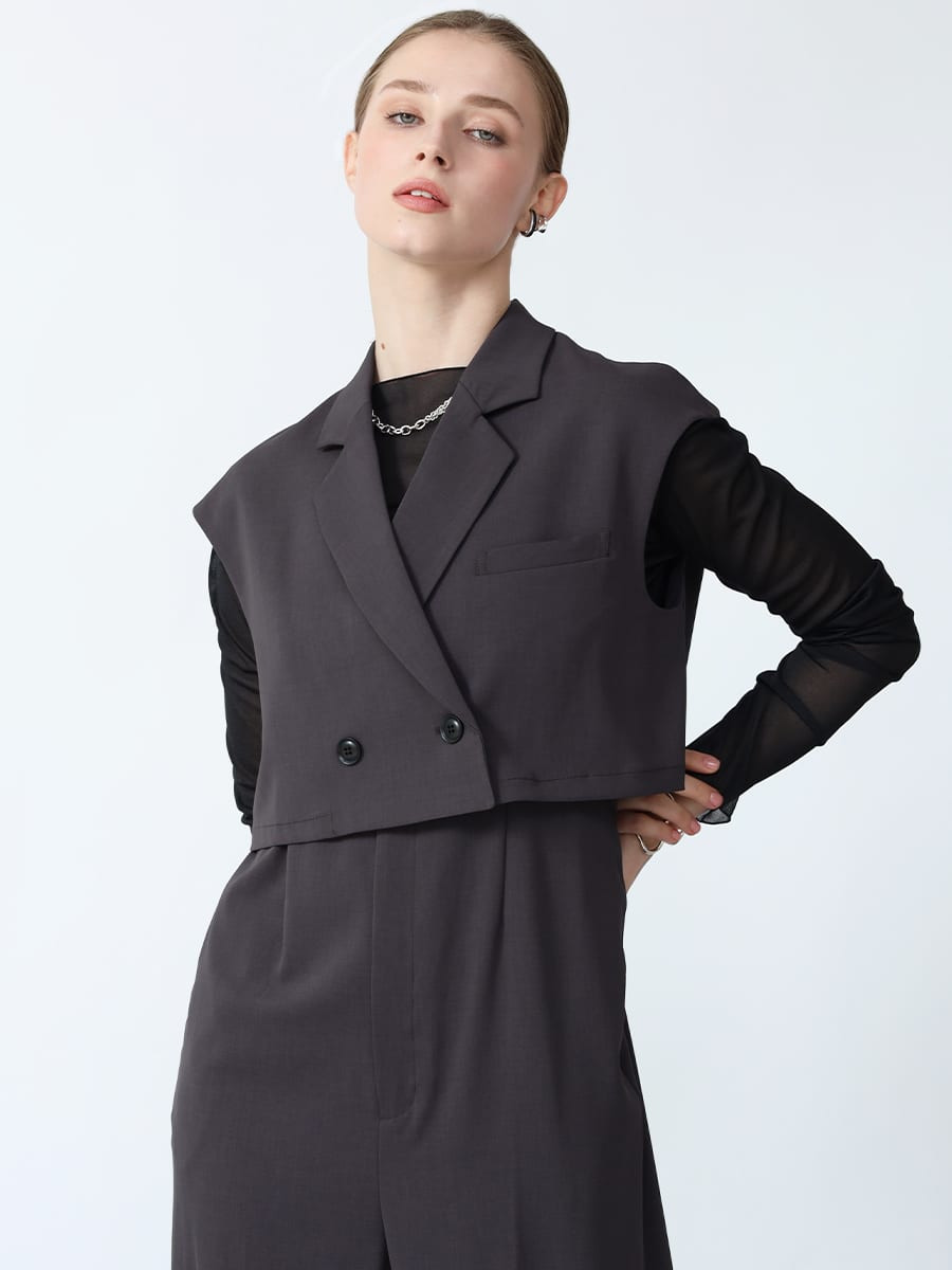 リリーワルツツイルクロップドジレ YAMADAYA STORE リリーワルツツイルクロップドジレ YAMADAYA STORE