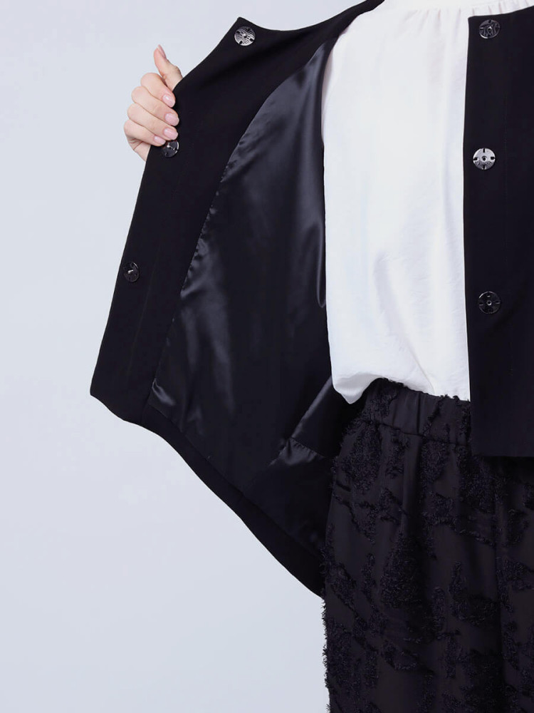 Aga Blackのノーカラージャケットの商品一覧｜ファッション通販