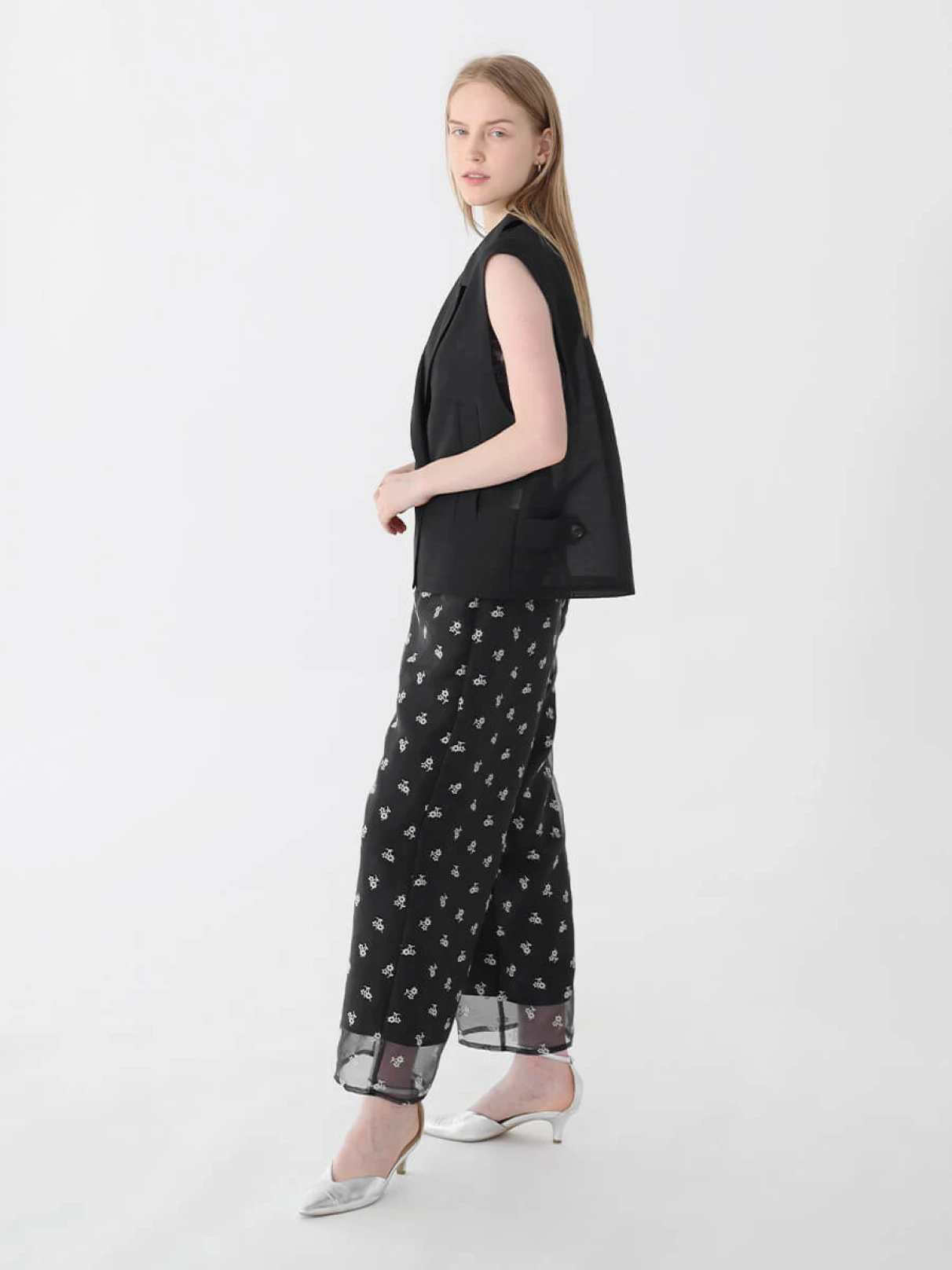 新品　ヤマダヤ　Aga オーガンジークロップドジレ オーガンジークロップドジレ - Aga - Aga｜YAMADAYA STORE