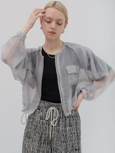 Agaxノーカラージャケット