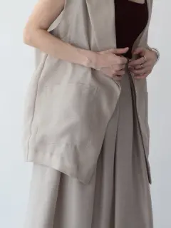 ヤマダヤ　Aga　ロングベストアウター Agaのベスト/ジレの商品一覧｜ファッション通販のYAMADAYA STORE