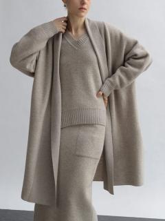 杢ベージュ 170cm