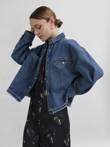 新品ヤマダヤ クロップドデニムジャケット デニムジャケットの商品一覧｜ファッション通販のYAMADAYA STORE