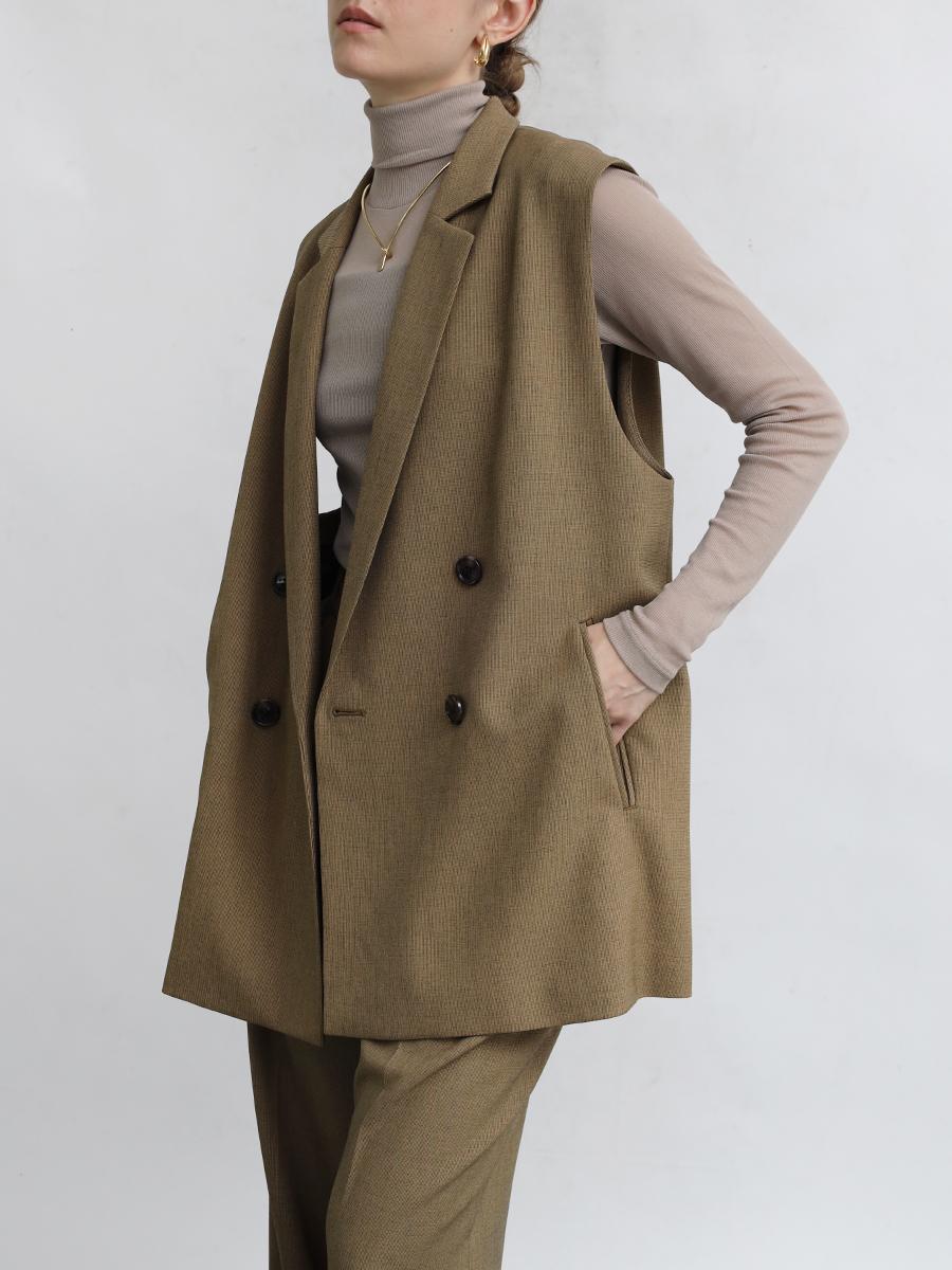 メランジテーラードジレ YAMADAYA STORE メランジテーラードジレ YAMADAYA STORE