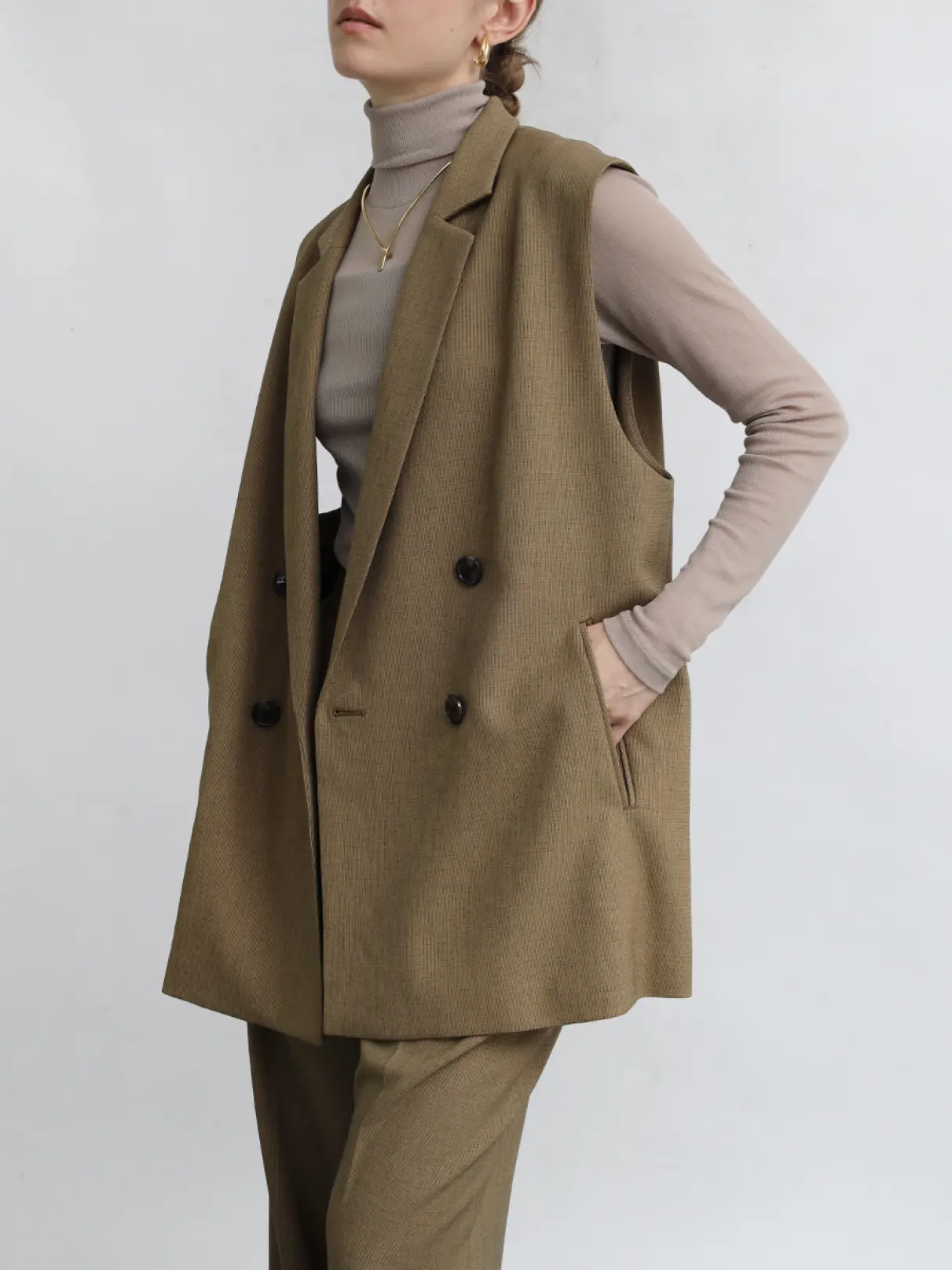 新品　Ample ジレ　コート　アウター　スコットクラブ購入　ヤマダヤ ベスト/ジレの商品一覧｜ファッション通販のYAMADAYA STORE