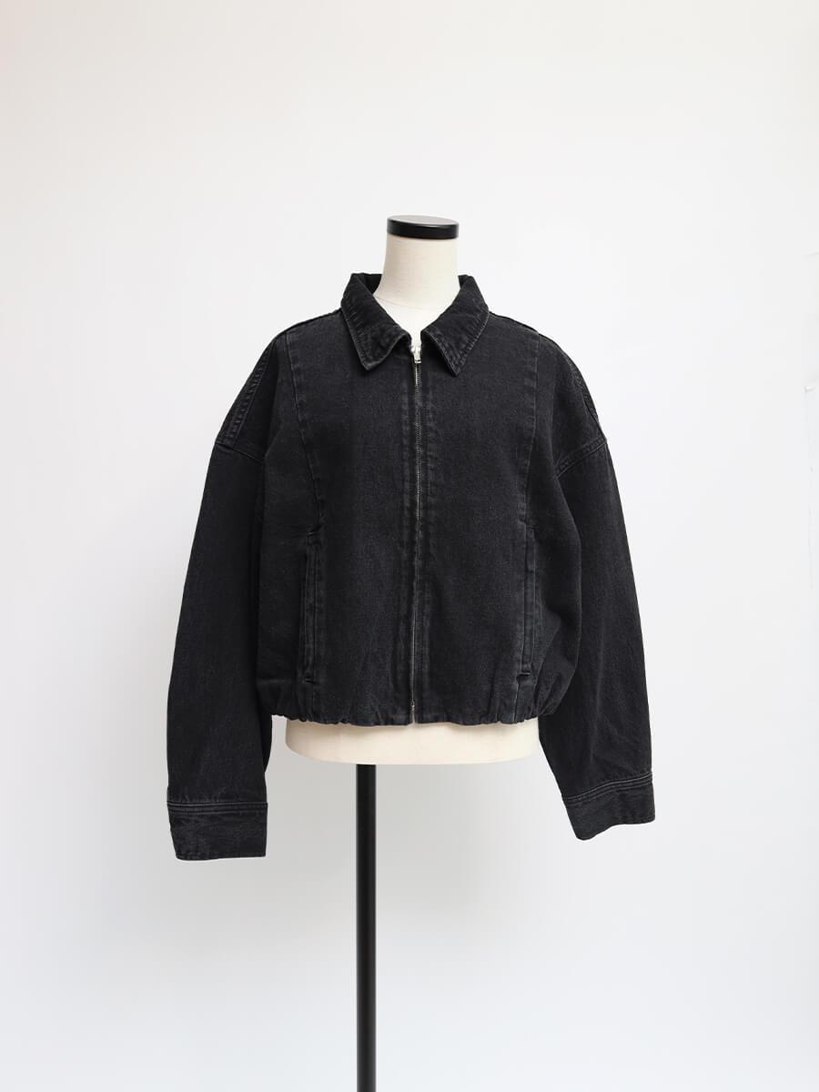 Aga ケープジャケット アーガ Aga Aga Black ノーカラーケープジャケット （ブラック