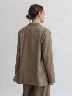 【今期新品未使用】ヤマダヤ　リネンテーラードジャケット　Aga 今期新品未使用】ヤマダヤ リネンテーラードジャケット Aga 今期新品未