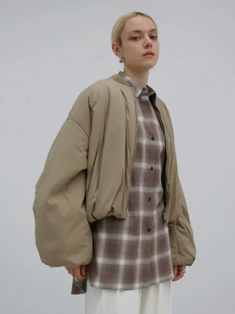 ボリュームスリーブショートブルゾン - Aga - Aga｜YAMADAYA STORE