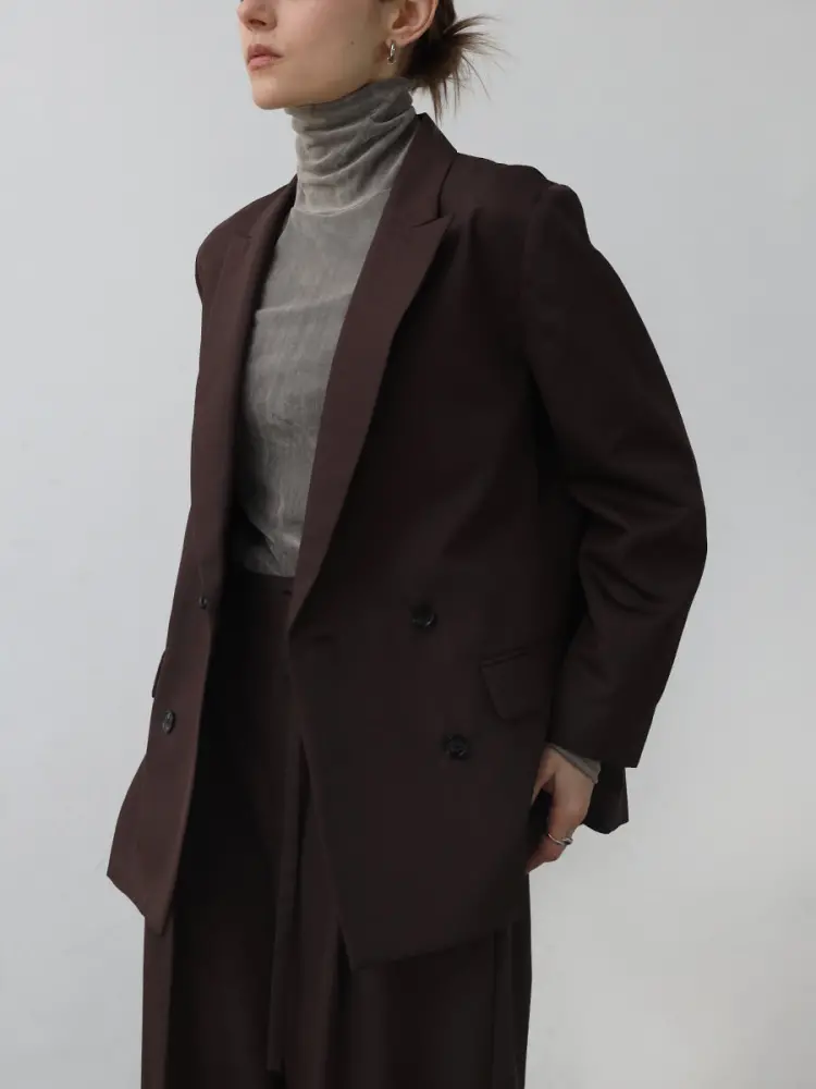 【今期新品未使用】ヤマダヤ　リネンテーラードジャケット　Aga Agaのテーラードジャケットの商品一覧｜ファッション通販のYAMADAYA STORE