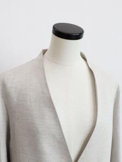 リネンミックスノーカラージャケット - Aga - Aga｜YAMADAYA STORE