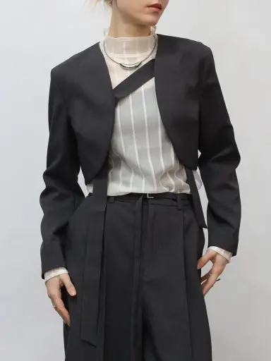 ショートボレロジャケット - Aga - Aga｜YAMADAYA STORE