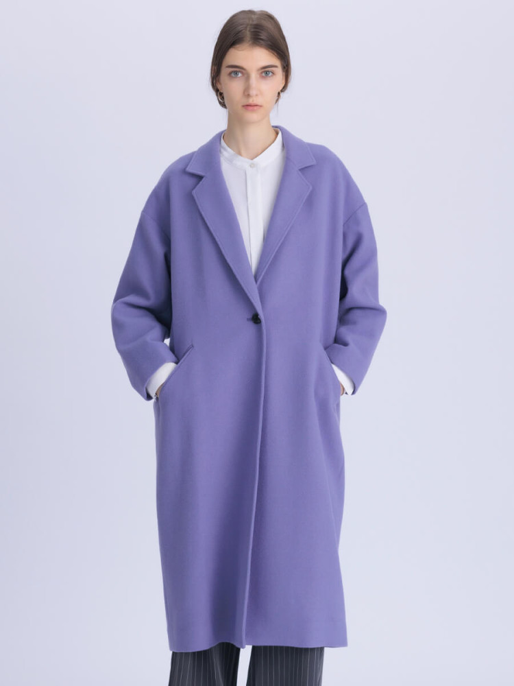 Recycle Melton テーラーカラーコート - Aga - Aga｜YAMADAYA STORE