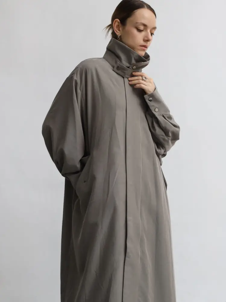 フィブリルロングコート - Aga - Aga｜YAMADAYA STORE