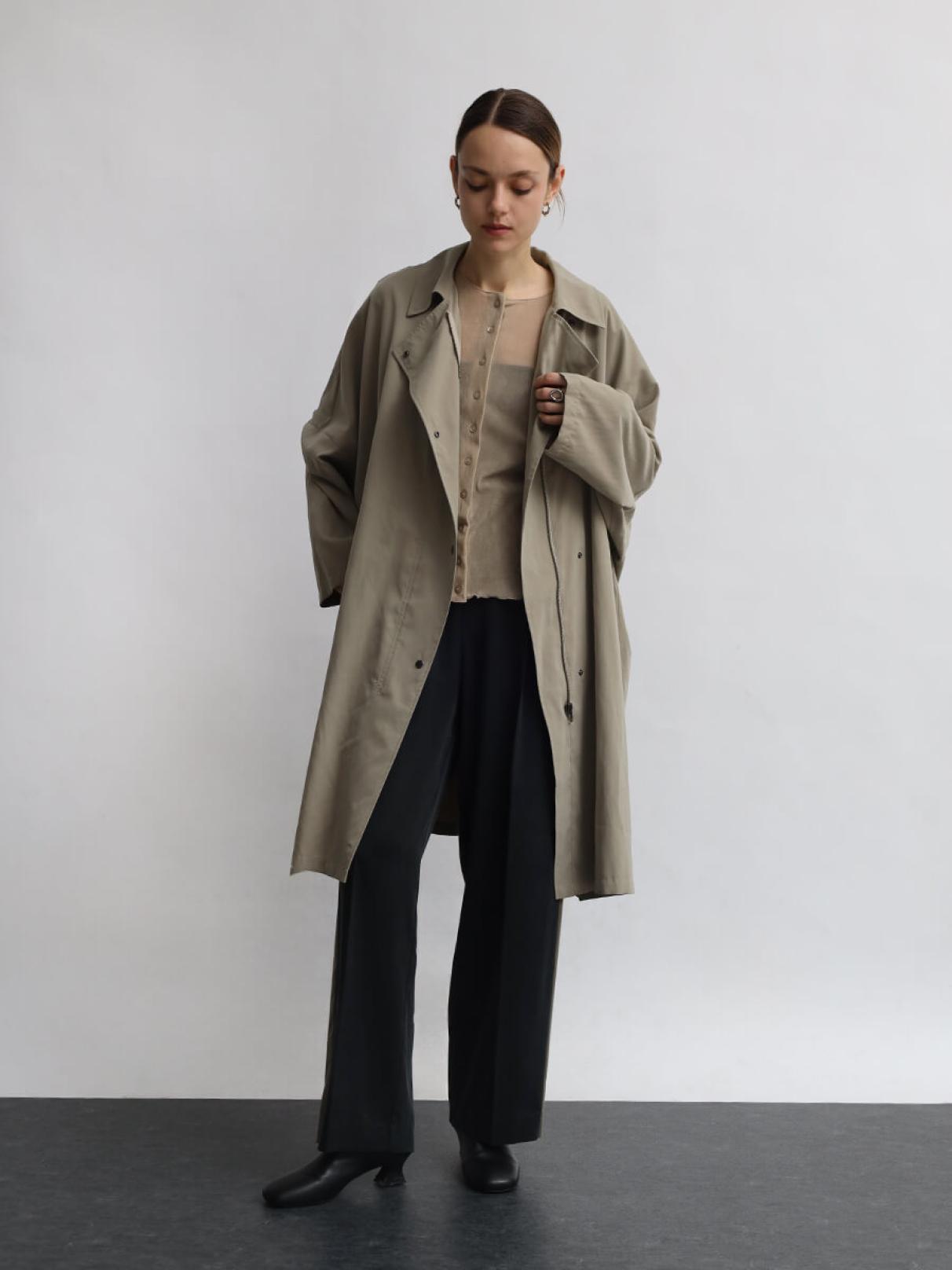 未使用品 M.I.D.A. ”Long Pea-Coat” トレンチ 48 ミドルトレンチコート - Aga - Aga｜YAMADAYA STORE